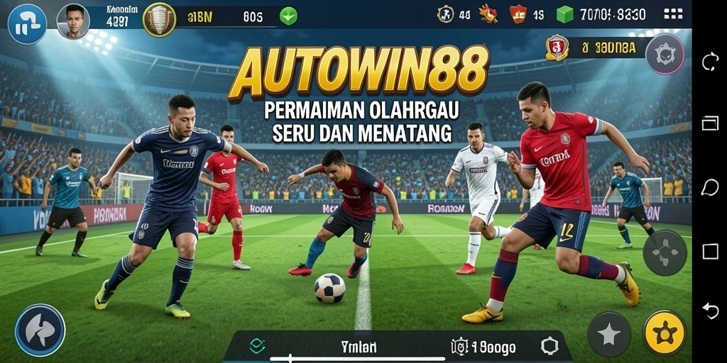 Tampilan gameplay dari AUTOWIN88 dengan aksi olahraga yang memukau.