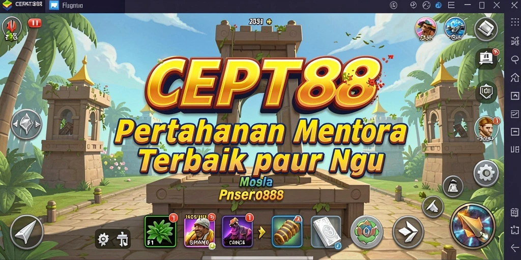 Tangkapan layar gameplay seru dari CEPAT88 dalam kategori Tower Defense.