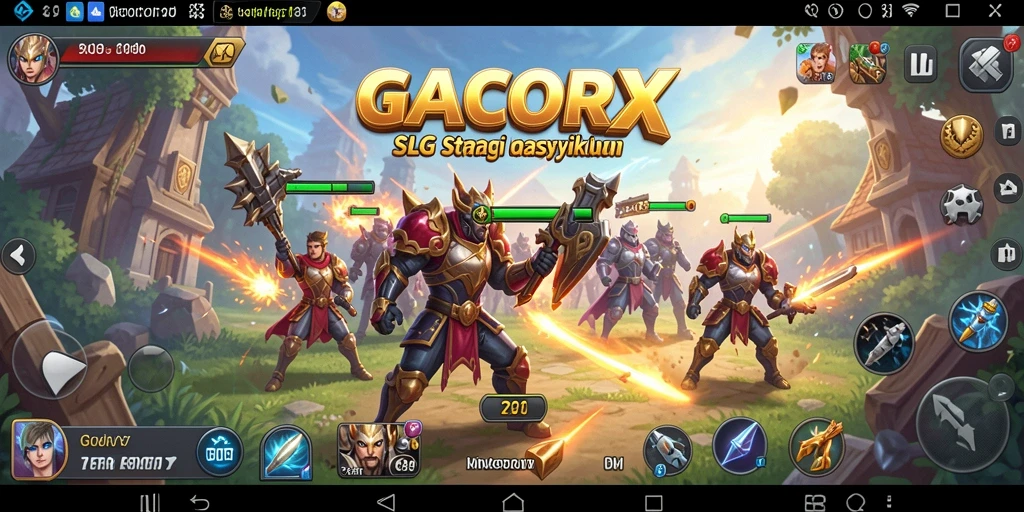 Tampilan gameplay seru dalam GACORX yang menampilkan strategi menarik.