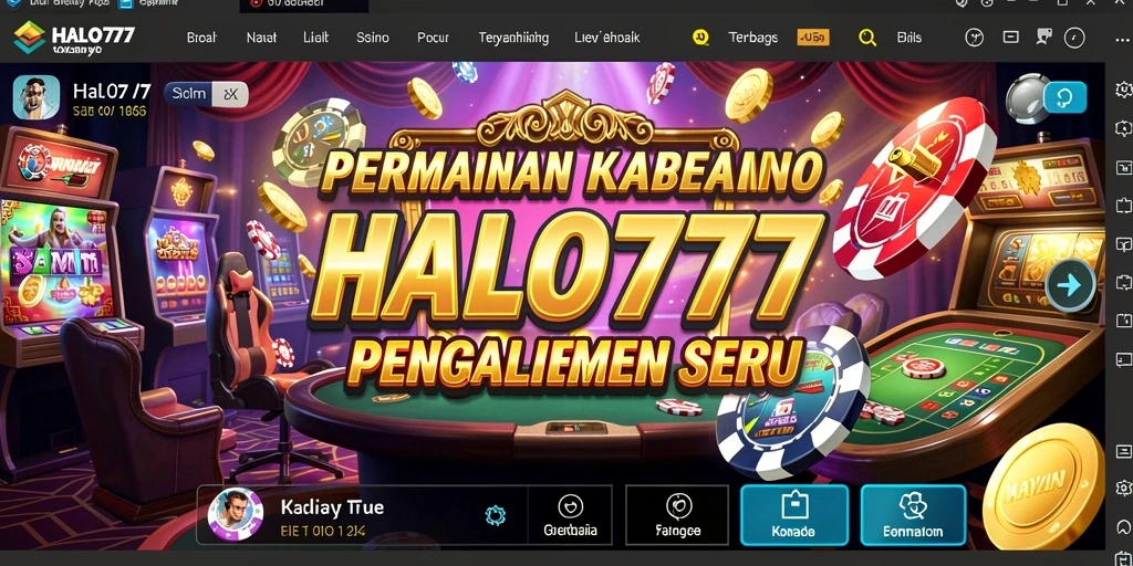 Tampilan gameplay yang menarik dan menawan dari HALO777.
