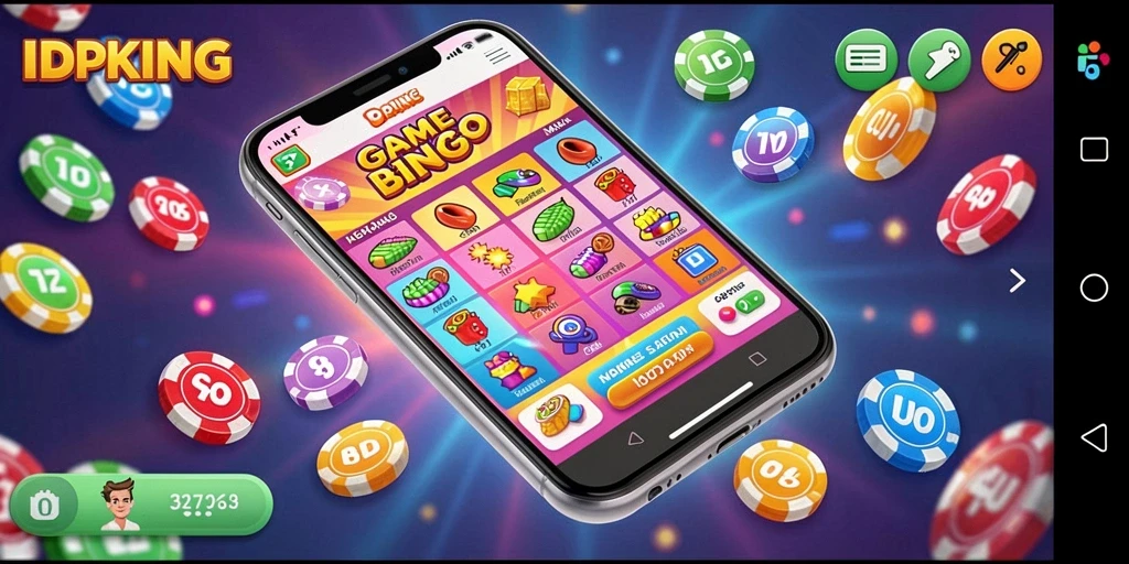 Tampilan gameplay Bingo yang menarik dan interaktif dari IDPKING.