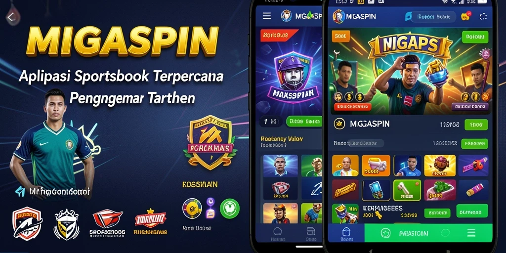 Tampilan gameplay MIGASPIN yang menarik untuk taruhan olahraga.