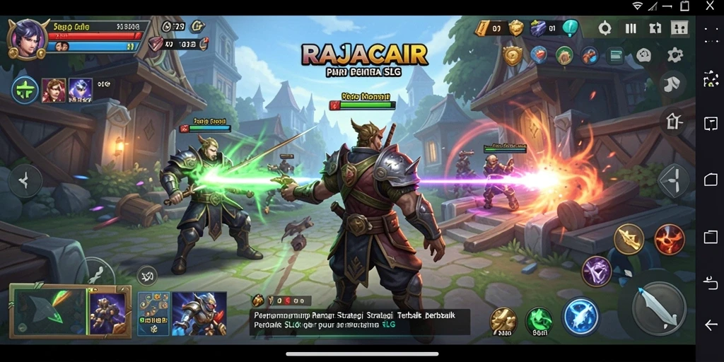Tampilan gameplay <strong>RAJACAIR</strong> menunjukkan strategi yang mendalam dan aksi yang dinamis.