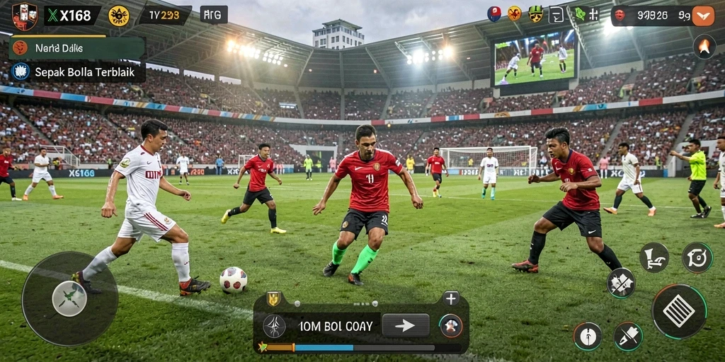 Tampilan luar biasa dari gameplay sepak bola X168 yang mendebarkan.